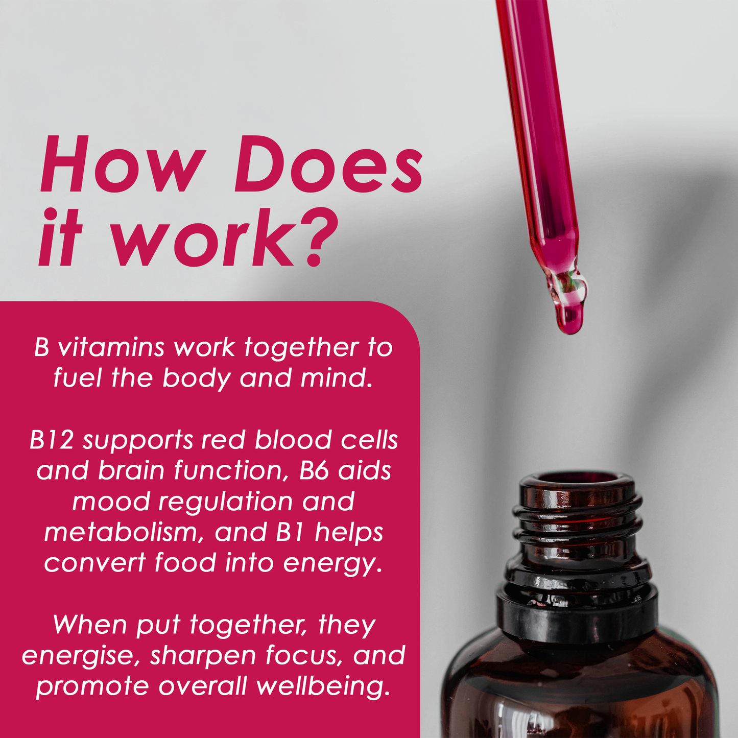 Vitamin B12 Raspberry Liquid Supplement